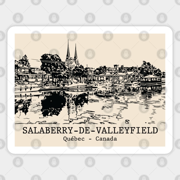 Salaberry-de-Valleyfield - Québec Magnet by Lakeric